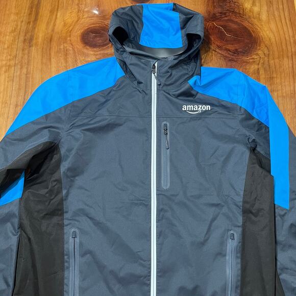 Amazon Blue and Black Performance Jacket - Picture 2 of 7